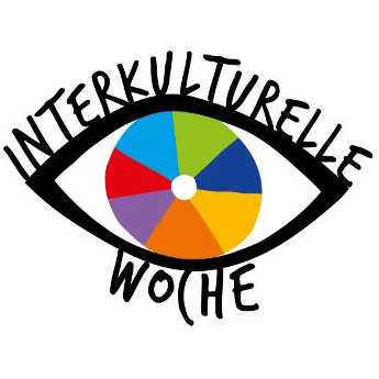 Logo Interkulturelle Woche Auge bunt