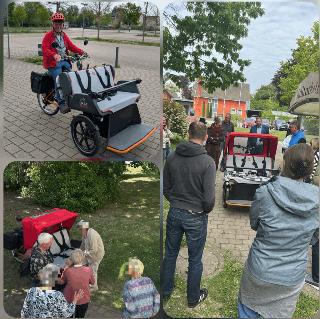 Rikscha am Tag der Vereine