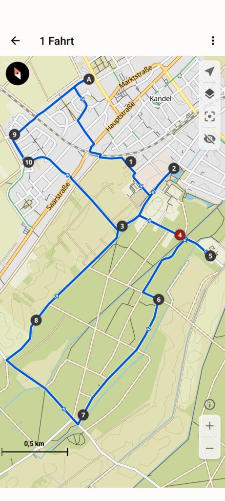 Rikschastrecke Map