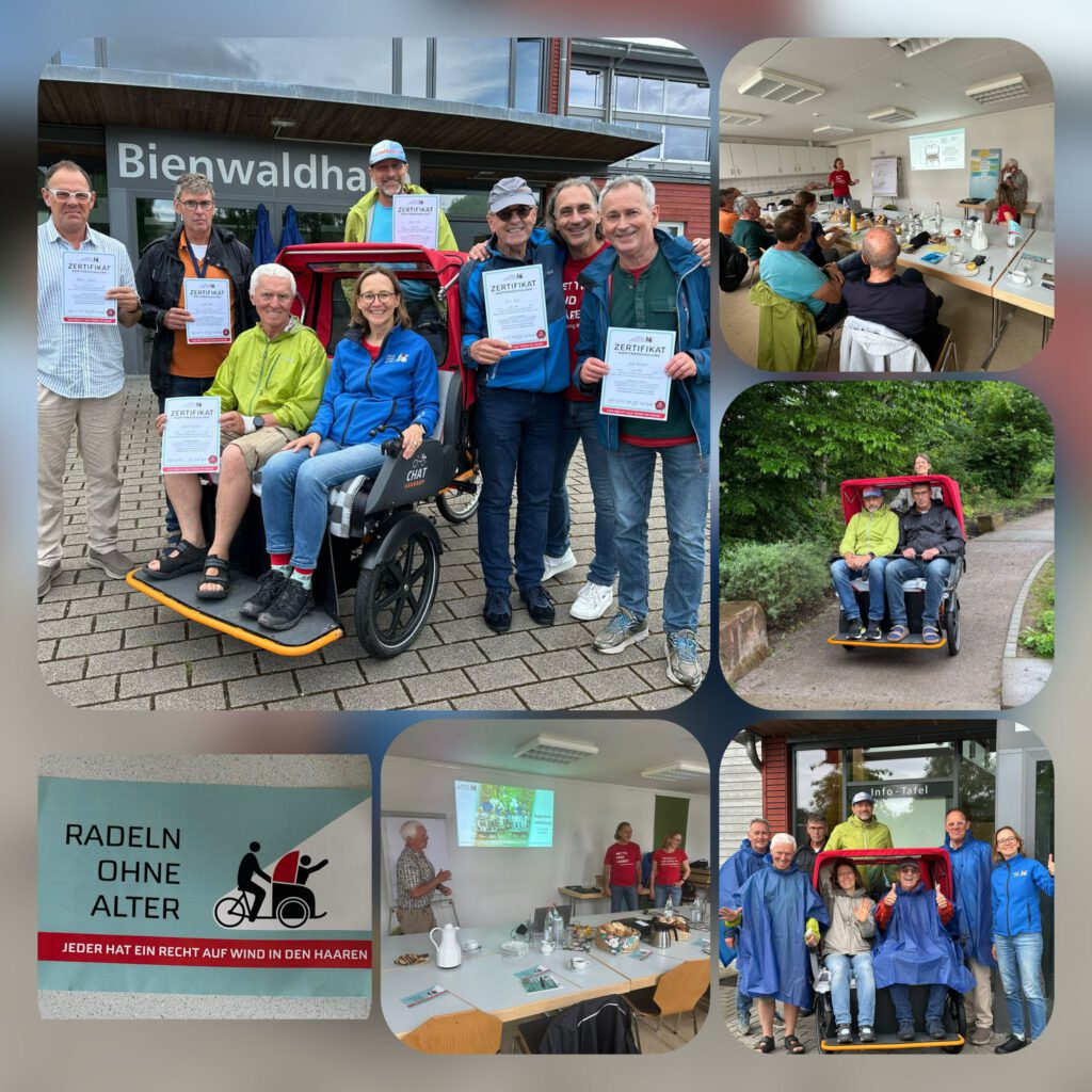 Rikscha Schulung Collage